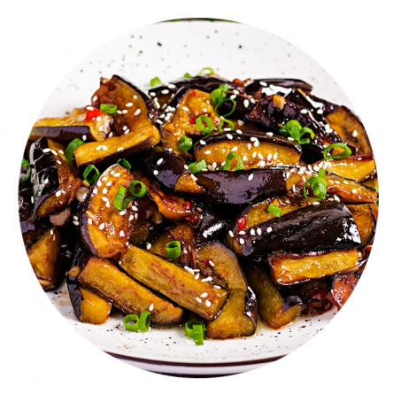Chinese Eggplant in Spicy Sauce