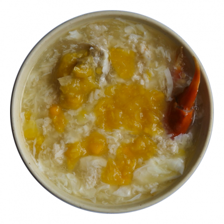 Crab and Egg Sweet Corn Soup