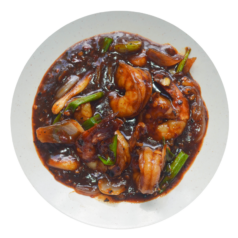 Shandong Chinese Kitchen Prawns in Hot Garlic Sauce